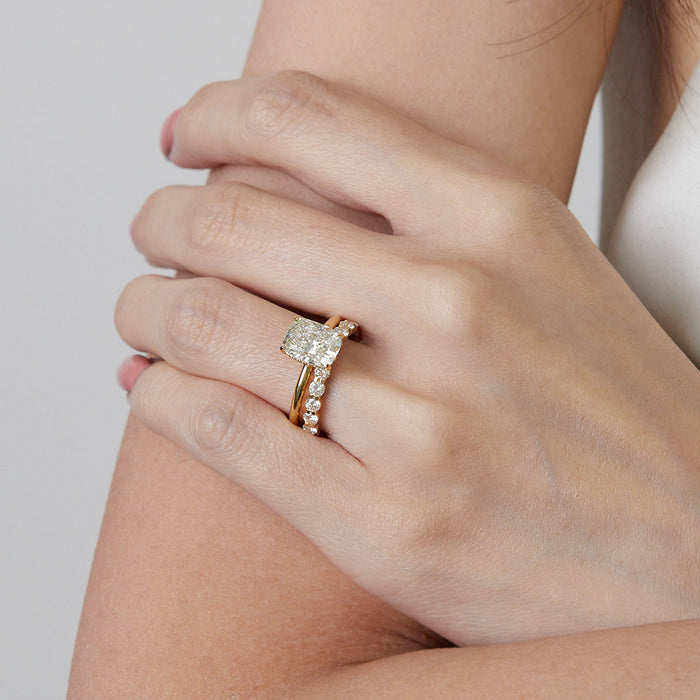 0.56ct Serena Half Diamond Eternity Band