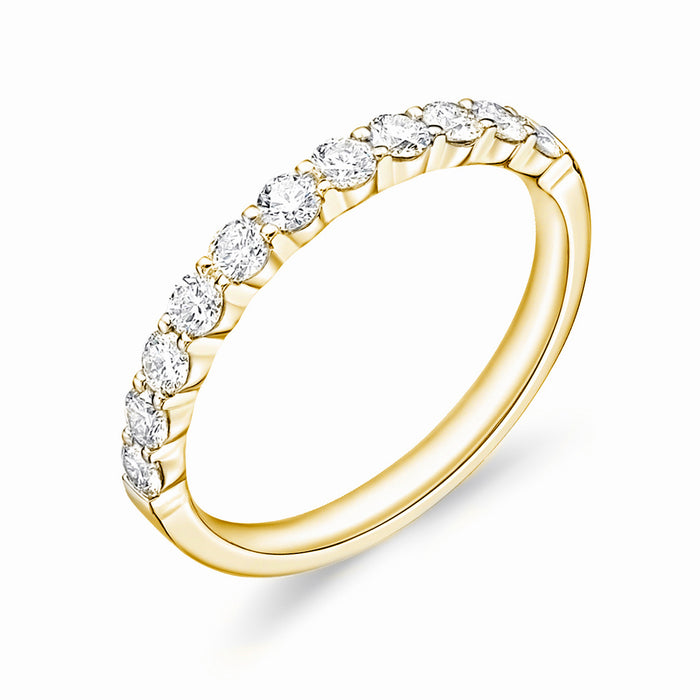 0.56ct Serena Half Diamond Eternity Band
