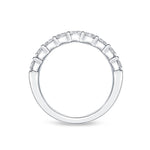 0.99tcw Serena Half Diamond Eternity Band