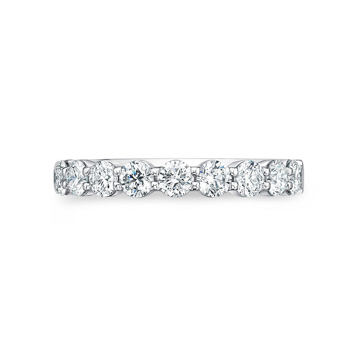 0.99tcw Serena Half Diamond Eternity Band