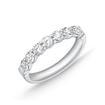 1.01tcw Serena Half Diamond Eternity Band