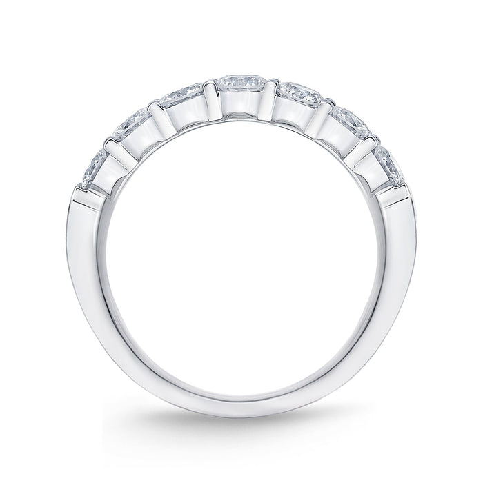 1.01tcw Serena Half Diamond Eternity Band