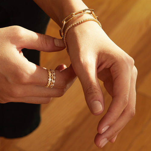 Small Gabby Diamond Wedding Band Image 2