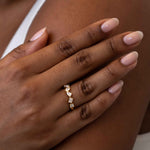 Mixed Cut Diamond Wedding Band