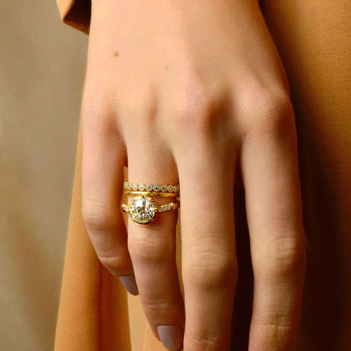 Mini Gabby Diamond Wedding Band Image 2