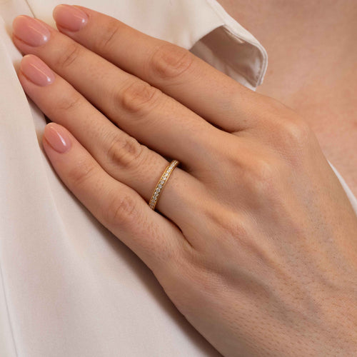 Pike Full Pave Eternity Band Image 2