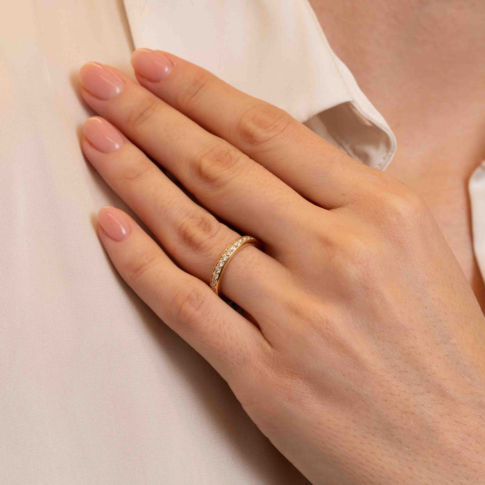 Pike Full Pave Eternity Band