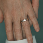 Baguette Split Wedding Band