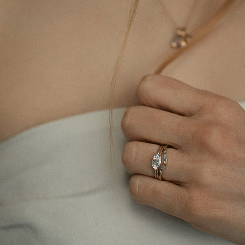 Baguette Diamond Tidal Band Image 2