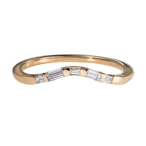 Baguette Diamond Tidal Band