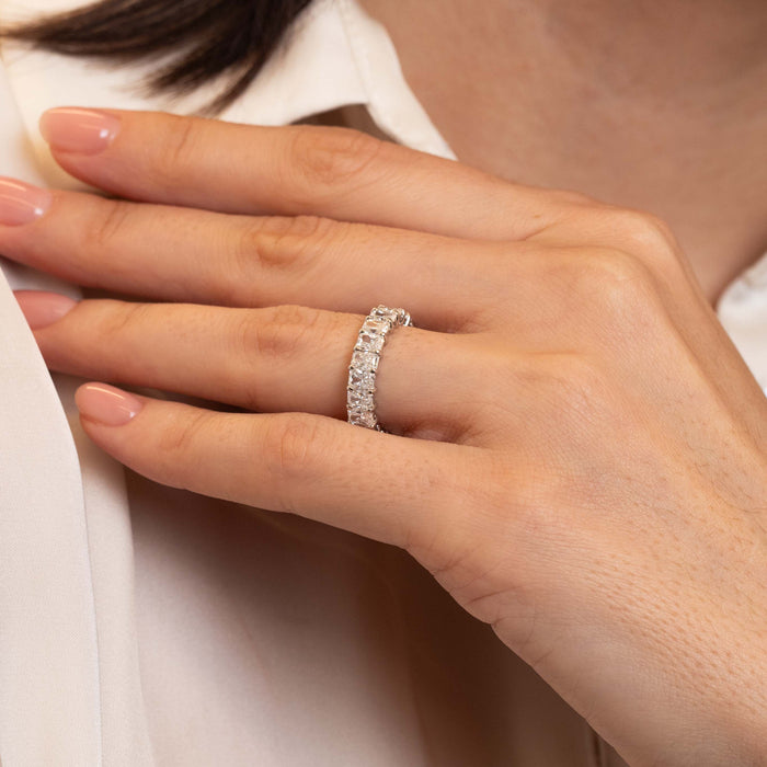 5.16tcw Jones Full Diamond Eternity Wedding Band