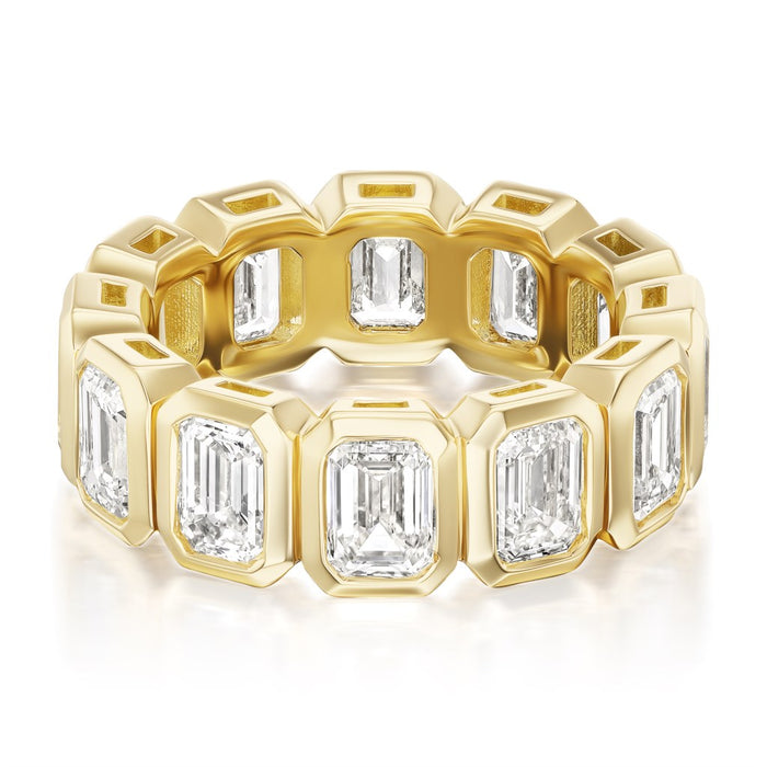 6.41tcw Full Diamond Bleeker Eternity Band