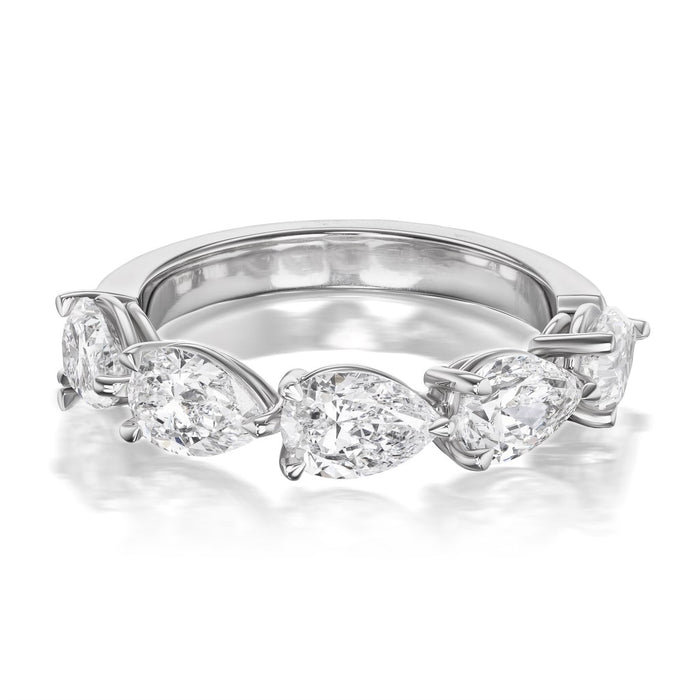 2.50tcw Chambers Half Diamond Eternity Wedding Band