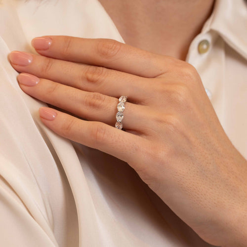 5.51tcw Oliver Full Diamond Eternity Wedding Band Image 2