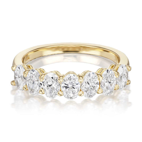 1.55tcw Arden Half Diamond Eternity Wedding Band