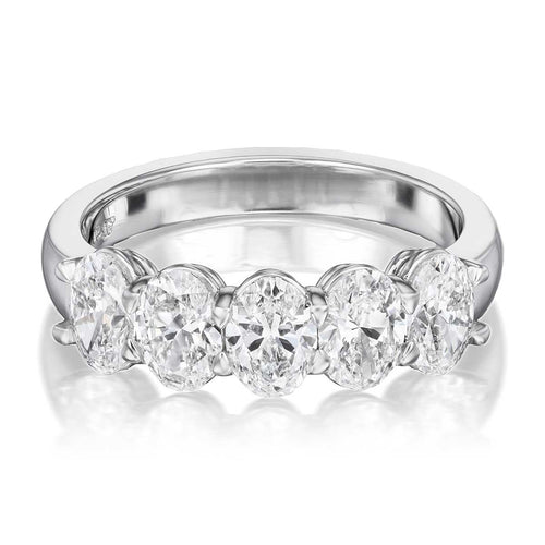 1.89tcw Arden Half Diamond Eternity Wedding Band