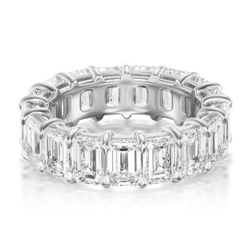 9.01tcw Battery Full Diamond Eternity band