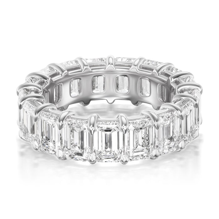 9.01tcw Battery Full Diamond Eternity band