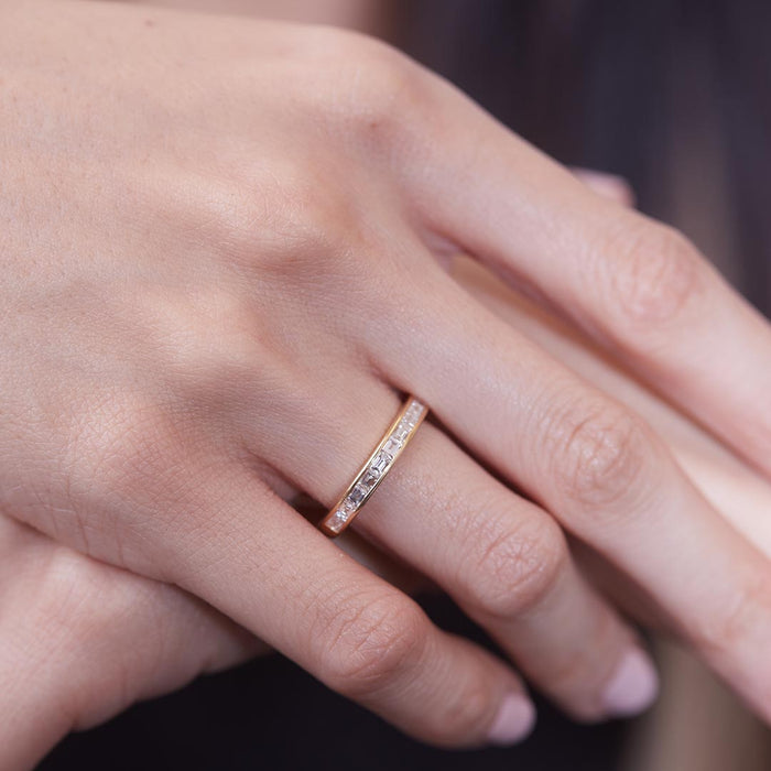 Vandam Half Eternity Wedding Band