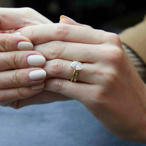 Catherine Diamond Wedding Band Image 2