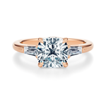 Vesey 3-Stone Engagement Ring Setting