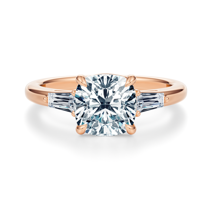 Vesey 3-Stone Engagement Ring Setting