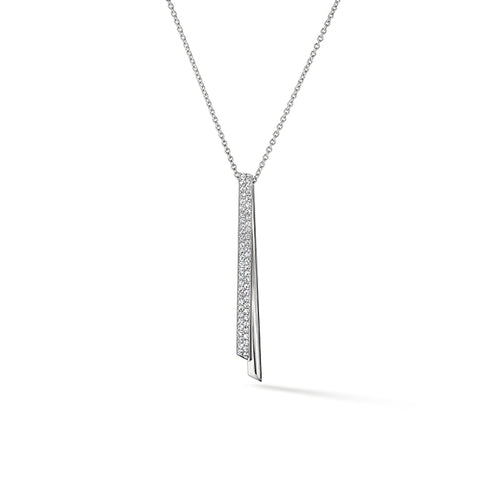 Inside/Out Flip Drop Pendant Necklace