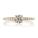 Petite Maiden 0.58ct Champagne Diamond Engagement Ring