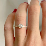 Petite Moore 0.70ct Diamond Engagement Ring