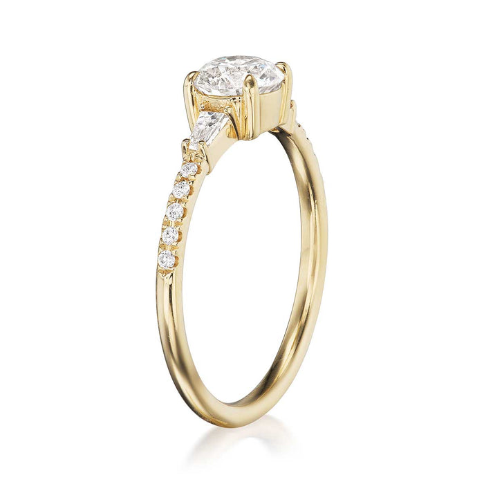 Petite Moore 0.70ct Diamond Engagement Ring