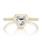 Kent 1.27ct Shield Cut Diamond Engagement Ring