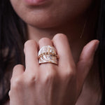 Diamond Sari Stack Ring