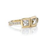 3-Stone Diamond Single Stone Engagement Ring