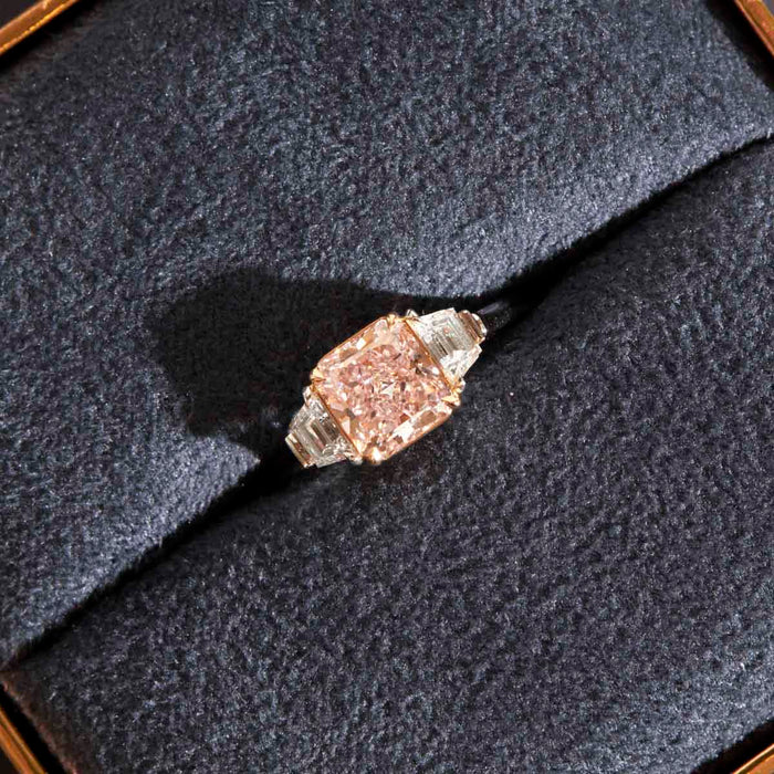Fancy Light Pink Diamond Engagement Ring