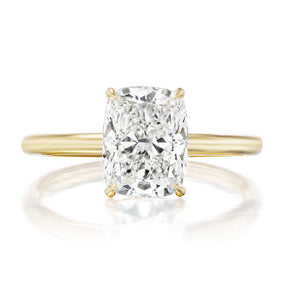 Baxter Hidden Halo 2.52ct Cushion Diamond Engagement Ring