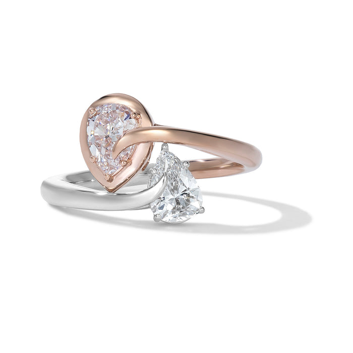 "Toi et Moi" Diamond Engagement Ring