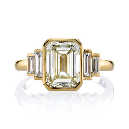 Caroline 2.01ct Emerald Cut Diamond Engagement Ring