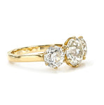 Three Stone Gia Diamond Engagement Ring