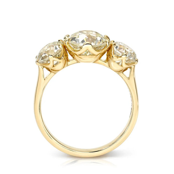 Three Stone Gia Diamond Engagement Ring