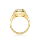 Cori 3.18ct Antique Cushion Diamond Engagement Ring