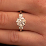 Elizabeth Three Stone Engagement Ring