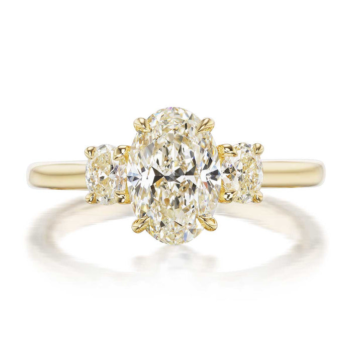 3-stone Diamond Engagement Ring
