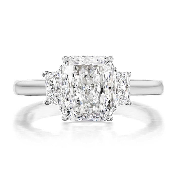 3-stone Diamond Engagement Ring