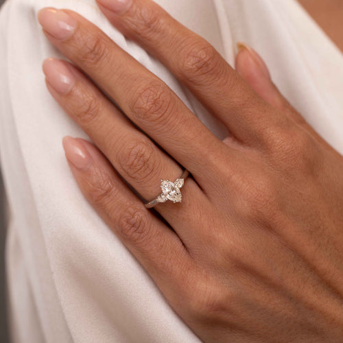 3-Stone Diamond Engagement Ring Image 2