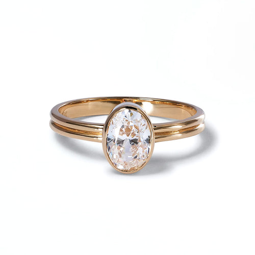 Ridge Engagement Ring