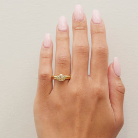 DiMe Siempre 1.47ct Oval Diamond Engagement Ring Image 2