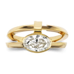 Oval Diamond DiMe Siempre Engagement Ring