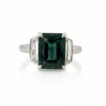 Montana Sapphire & Diamond 3-Stone Statement Ring