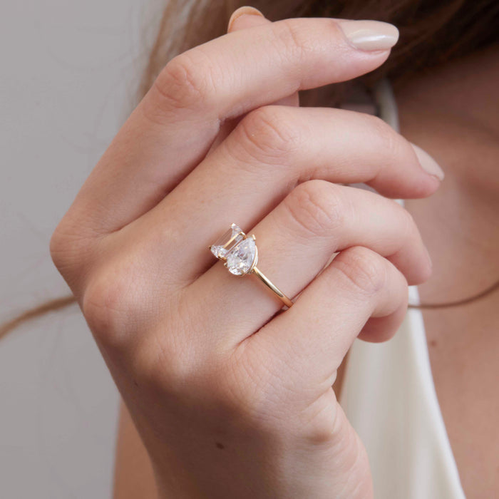 Toi et Moi Engagement Ring Setting