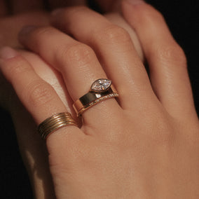 Monolith Marquise Engagement Ring Setting Image 2